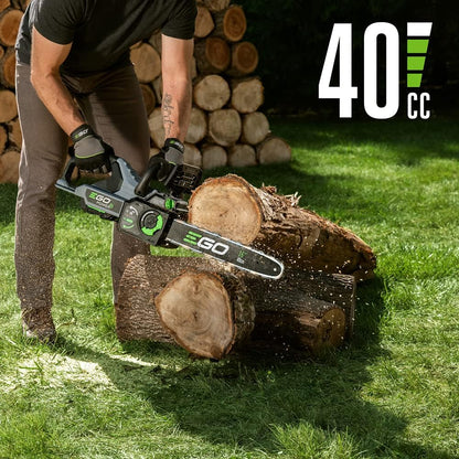 EGO POWER+ 16 Inch 56V Battery Powered Chainsaw With 4.0Ah Battery And Charger - CS1613