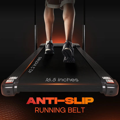 MaxKare 2-in-1 Folding Under Desk Treadmill, 2.5HP, 7.5MPH, 265 lbs Capacity