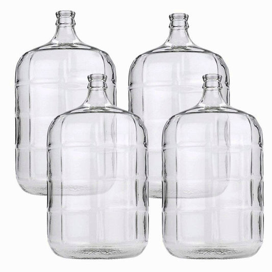 4 x 5 Gallon Glass Carboys For Beer Or Wine Making