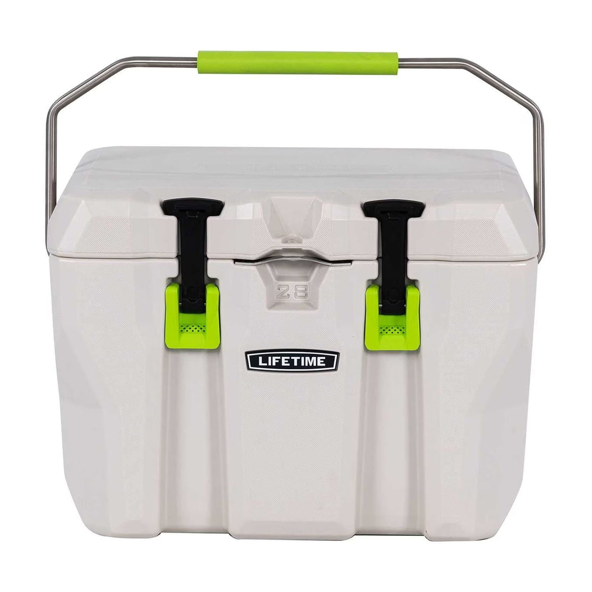 Lifetime Bear-Resistant High Performance Camping Cooler, 28 qt, 20 Can Capacity, Boulder Gray - 91289