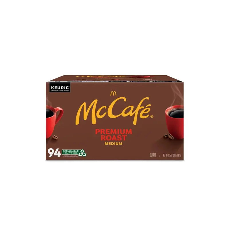 McCafe Premium Roast K-Cup Coffee Pods, 94 Count, 100% Arabica - Compatible With Keurig Brewers