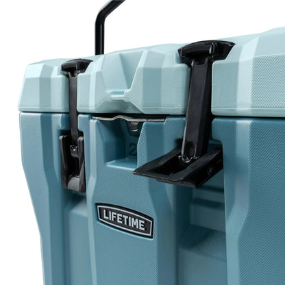 Lifetime Bear-Resistant High Performance Camping Cooler, 28 qt, 20 Can Capacity, Boulder Gray - 91289